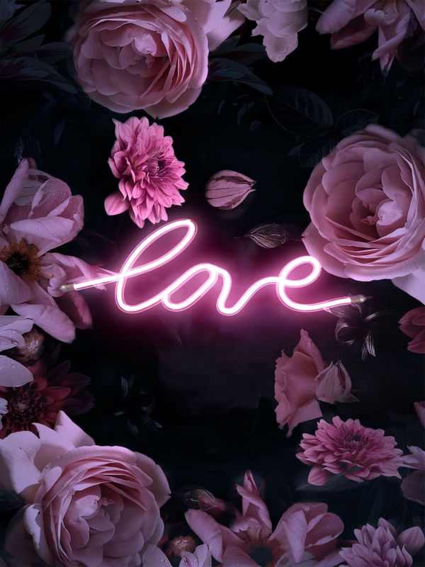AMOR FLORAL NEON
