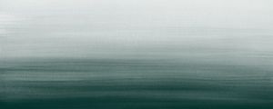 DARK TEAL WATERCOLOR PAINTING - PANORAMIC