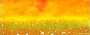 EVENING IN THE FLOWERY FIELD.