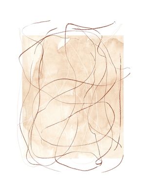PENCIL SCRIBBLES OVER WATERCOLOR 5