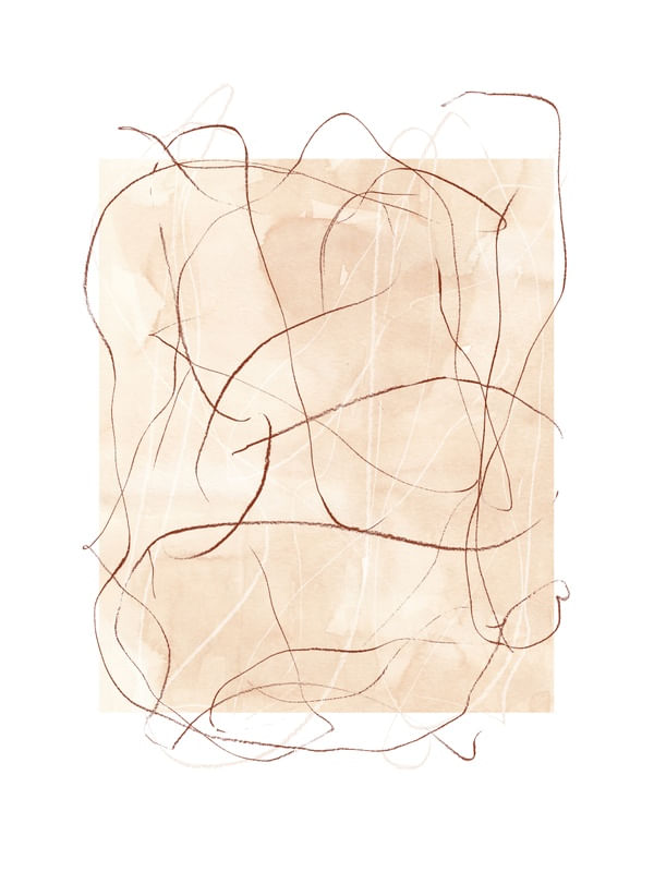 PENCIL SCRIBBLES OVER WATERCOLOR 6