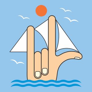 SAILBOAT IN SEA