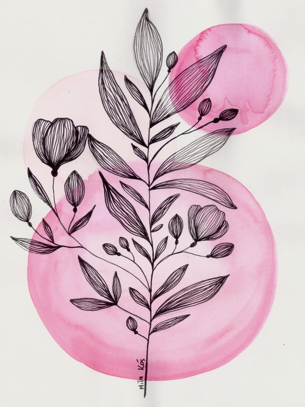 INKFLOWERS EM ROSA