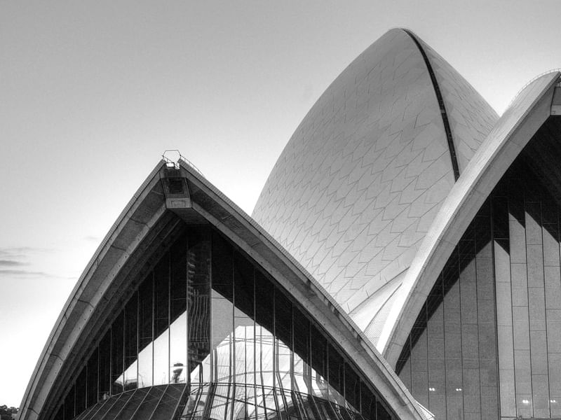 SYDNEY - OPERA HOUSE B&W