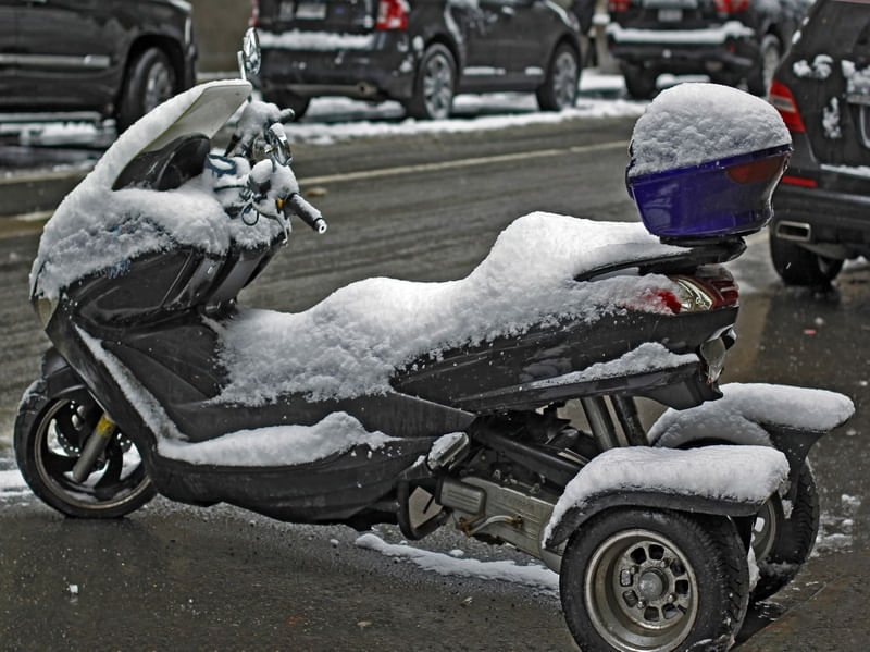 TRICICLO NA NEVE
