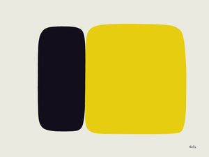 ABSTRACT YELLOW AND BLACK