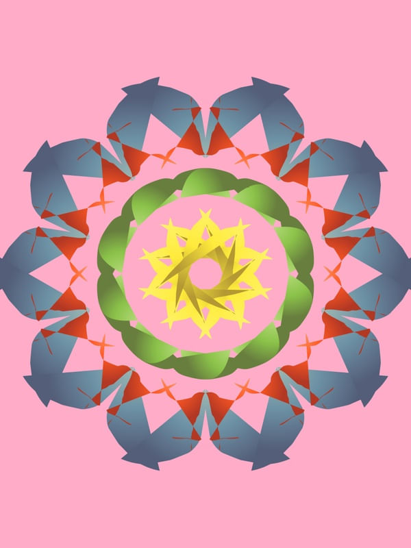CAMADA DAS MANDALAS COLORIDAS