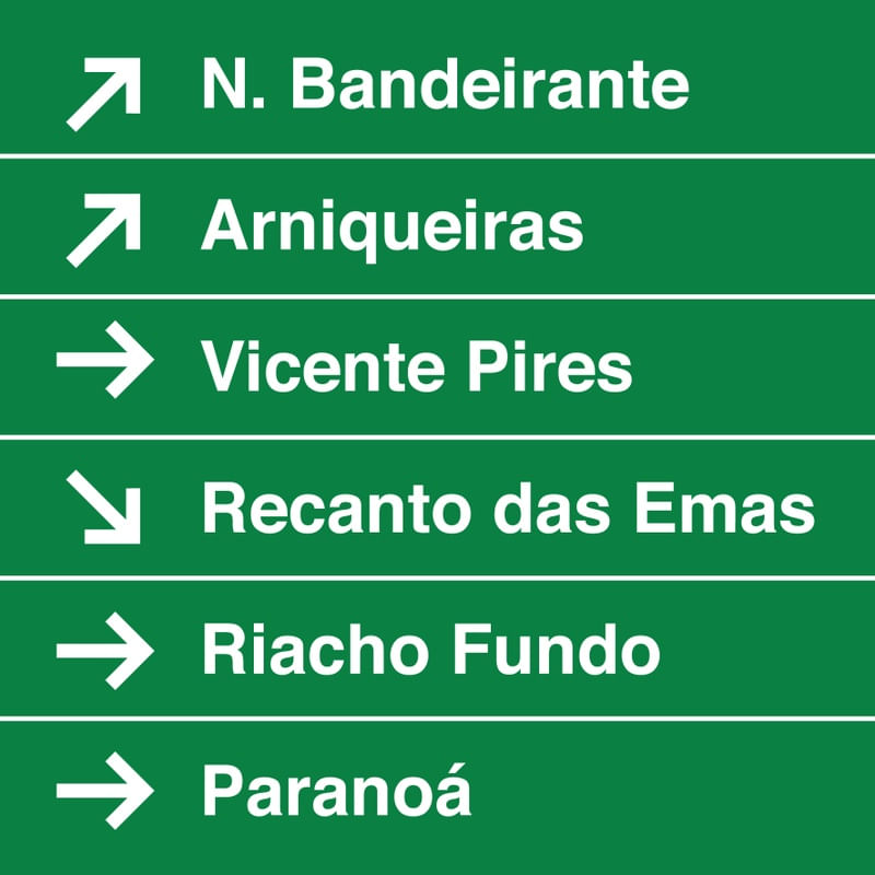PLACAS DE BRASILIA XXXVIII