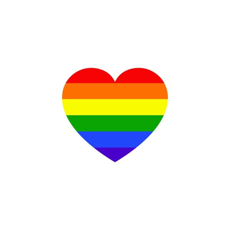 CORACÃO GAY (WHITE)