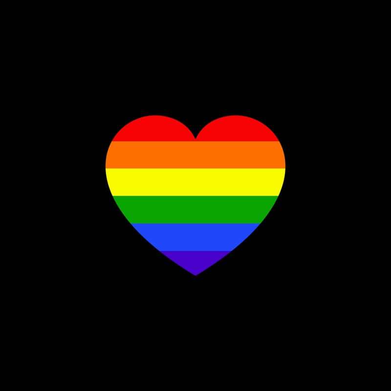 CORAÇÃO GAY (BLACK)