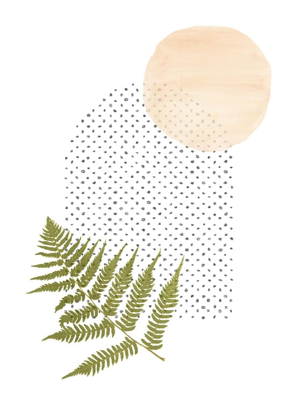 MINIMALISM FERN BRANCH