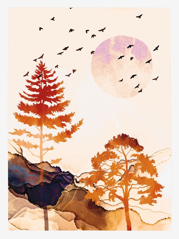 MINIMAL ABSTRACT FOREST 2