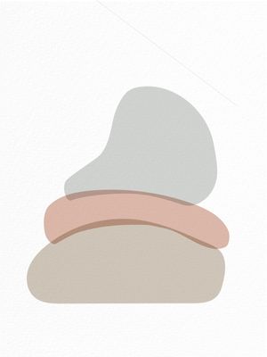 PINCEL ABSTRATO MINIMALISTA RETRATO III