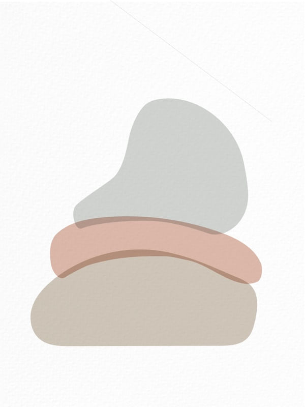 PINCEL ABSTRATO MINIMALISTA RETRATO III