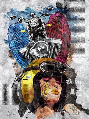 BIKER WOMAN