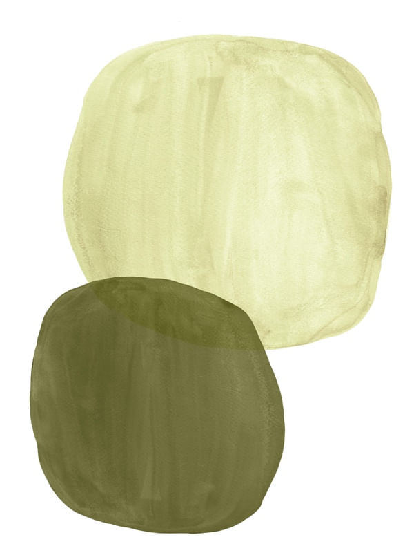 GREEN BALANCING STONES
