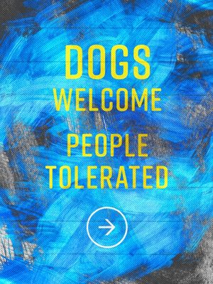 WELCOME DOGS_BLUE