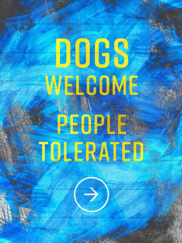 WELCOME DOGS_BLUE