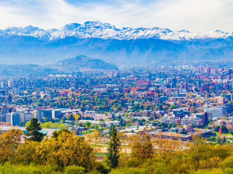 CORES DE OUTONO EM SANTIAGO, CHILE