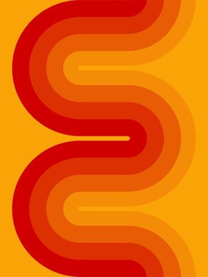 COLORED WAVE - ORANGE WAVE