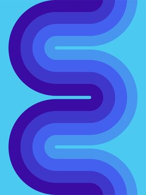 COLORED WAVE - BLUE WAVE