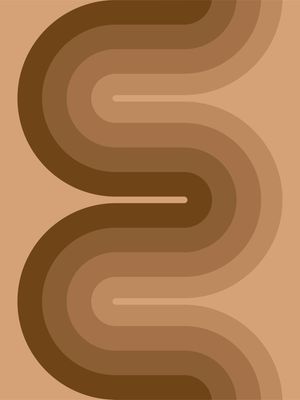 COLORED WAVE - BROWN WAVE