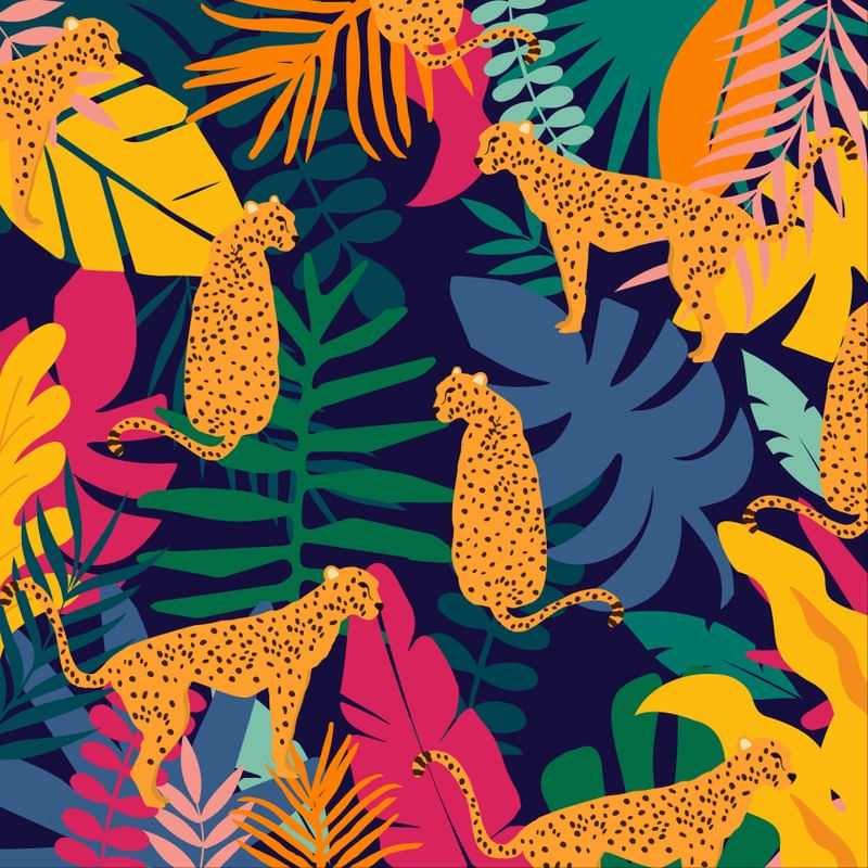 CHEETAHS IN NATURE COLORFUL