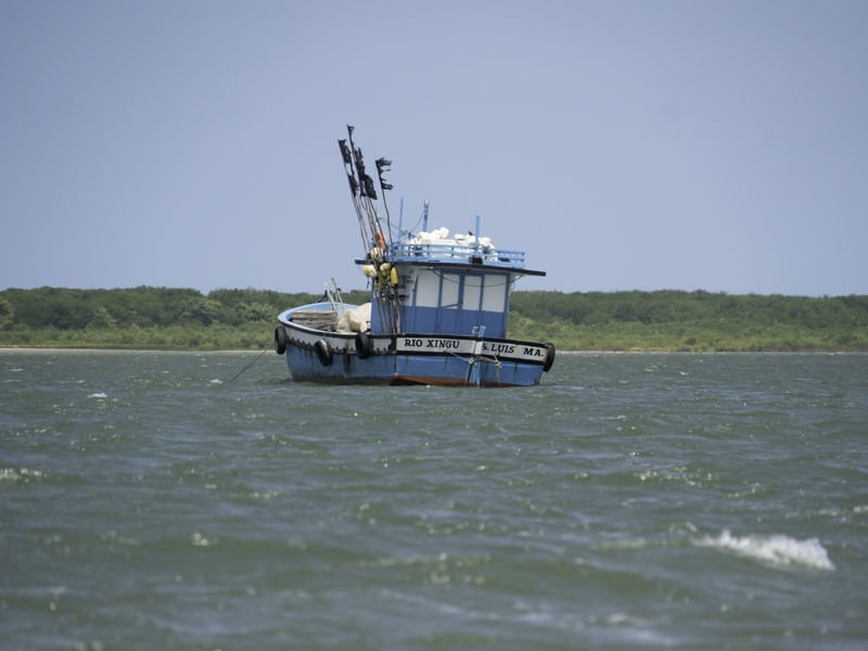 BARCO DE PESCA AZUL
