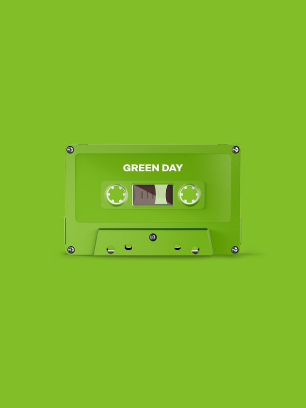 ROCK BANDS COLOURS - K7 GREEN DAY