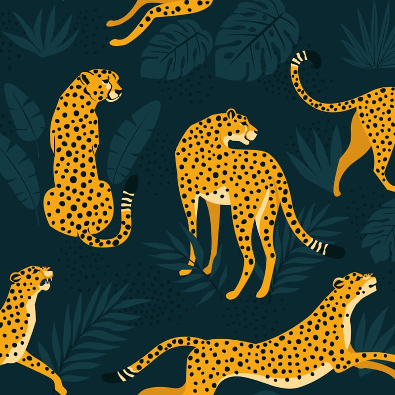 CHEETAHS IN THE JUNGLE