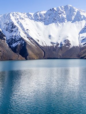LAGO EMBALSE EL YESO NOS ANDES 3