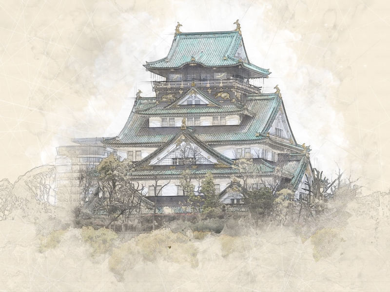 SKETCH - CASTELO DE OSAKA