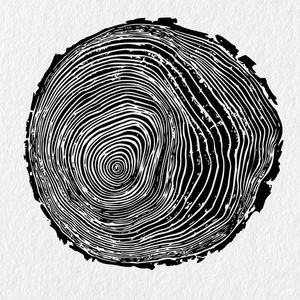 WOODCUT WHITE V