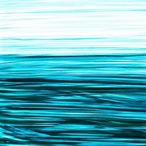 ENDLESS SEA 8 QUADRADO, MINIMALISTA ABSTRATO OCEANO ONDAS ILUSTRAÇÃO