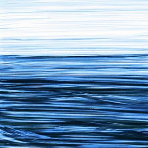 ENDLESS SEA 9 QUADRADO, MINIMALISTA ABSTRATO OCEANO ONDAS ILUSTRAÇÃO