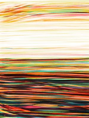 ENDLESS SEA 4, MINIMALISTA ABSTRATO OCEANO ONDAS ILUSTRAÇÃO