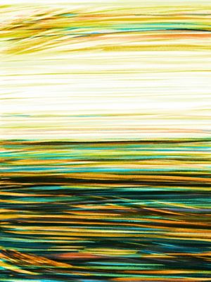 ENDLESS SEA 6, MINIMALISTA ABSTRATO OCEANO ONDAS ILUSTRAÇÃO