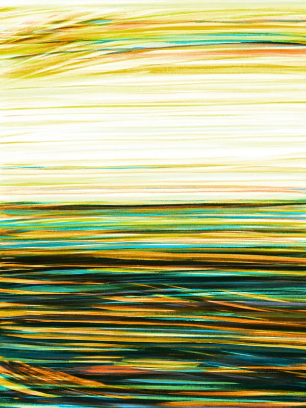 ENDLESS SEA 6, MINIMALISTA ABSTRATO OCEANO ONDAS ILUSTRAÇÃO