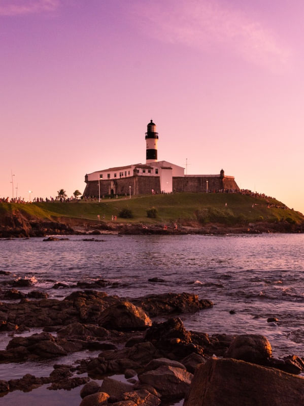 PÔR DO SOL NO FAROL BARRA
