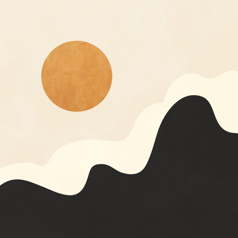MINIMAL ABSTRACT ART LANDSCAPE 36