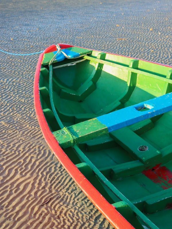 BARCO VERDE E VERMELHO