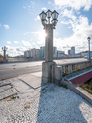 LUMINÁRIA NA PONTE PRINCESA ISABEL