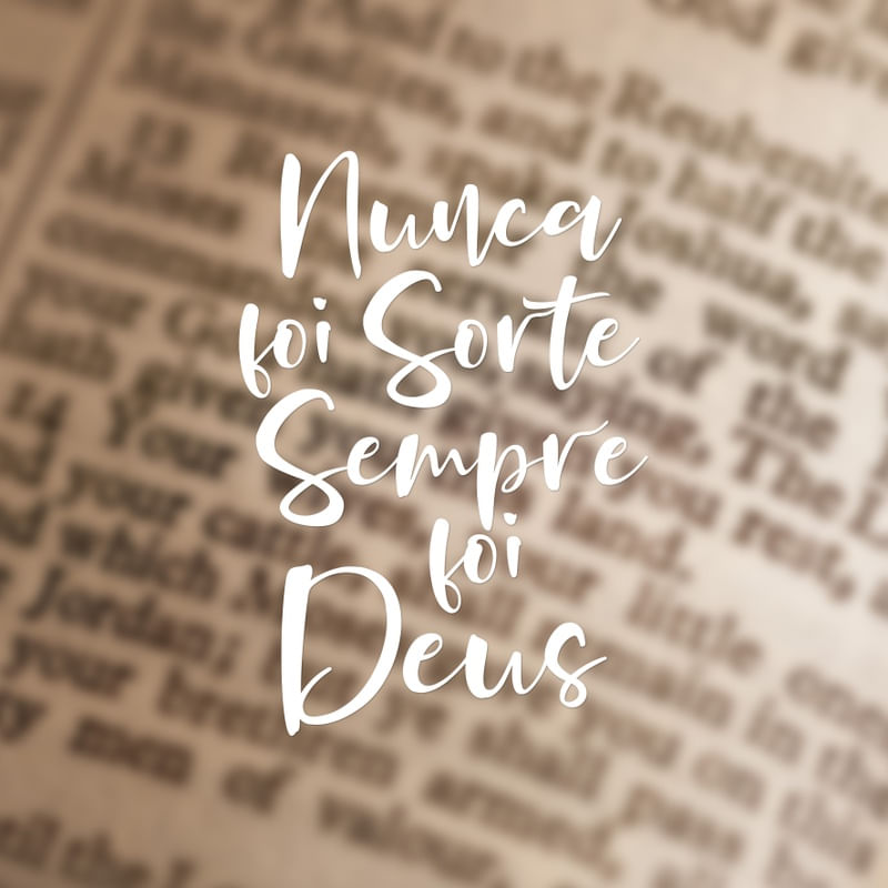 NUNCA FOI SORTE 02