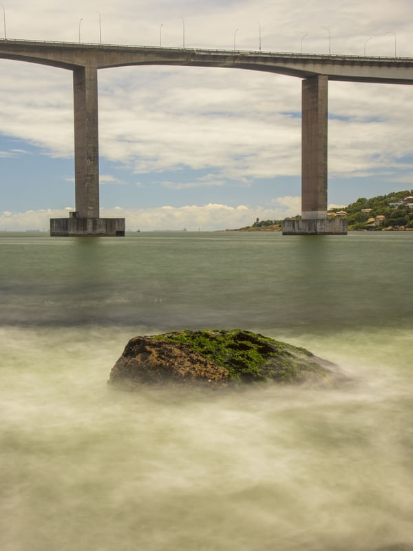 TERCEIRA PONTE, LONGA EXPOSIÇÃO NO MAR CAPIXABA