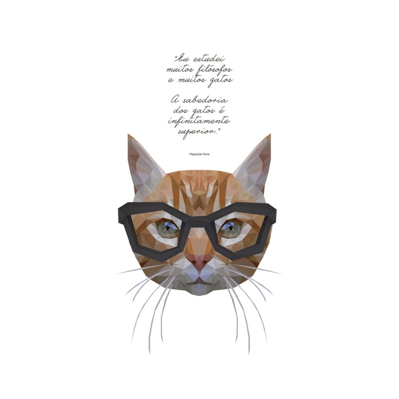 GATO FILOSÓFICO BRANCO