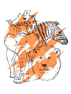 ANIMAIS SELVAGENS - ARTE