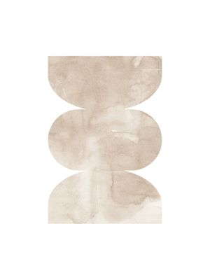 WATERCOLOR SHAPES 4 - BEIGE TONES