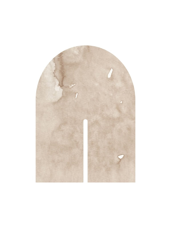 WATERCOLOR SHAPES 7 - BEIGE TONES