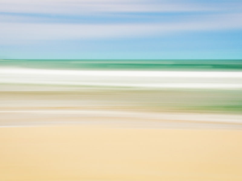 O TEMPO ESCORRE - BORRÃO DE PRAIA ABSTRATA EM FLORIANÓPOLIS