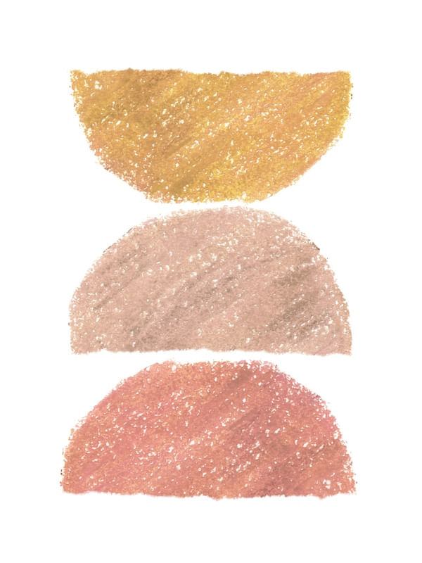 ABSTRACT SEMICIRCLE PASTEL